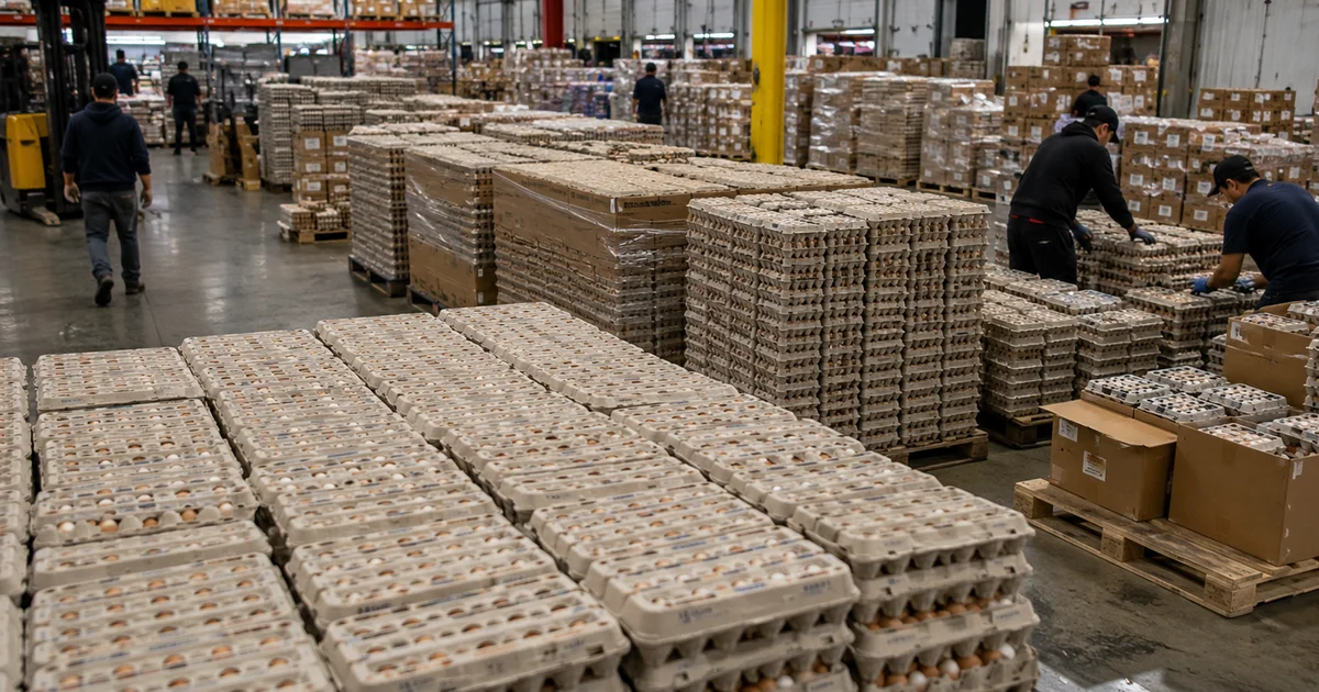 Recall de 1,6 milhão de dúzias de ovos nos EUA inclui produtos vendidos em seis estados