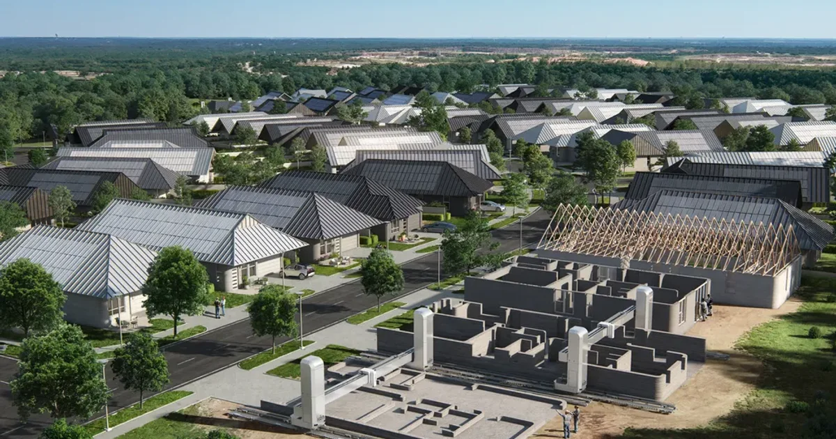 Bairro no Texas começa a ser construído só com casas impressas em 3D