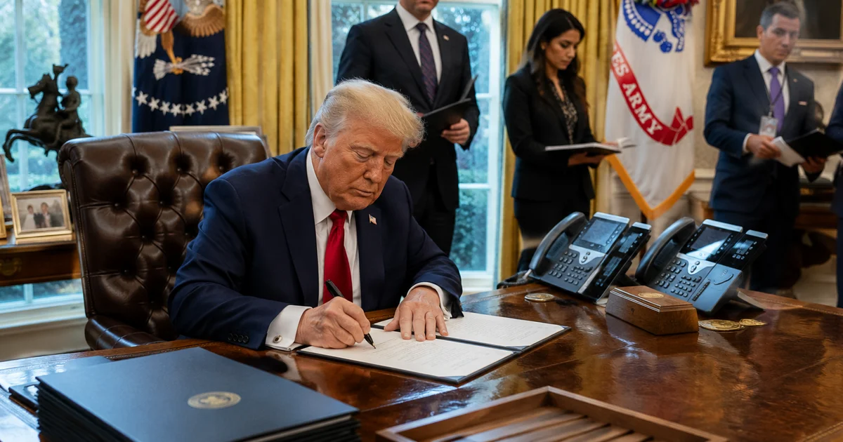 Trump assina ordens que restringem cidadania por nascimento e miram turismo de parto nos EUA